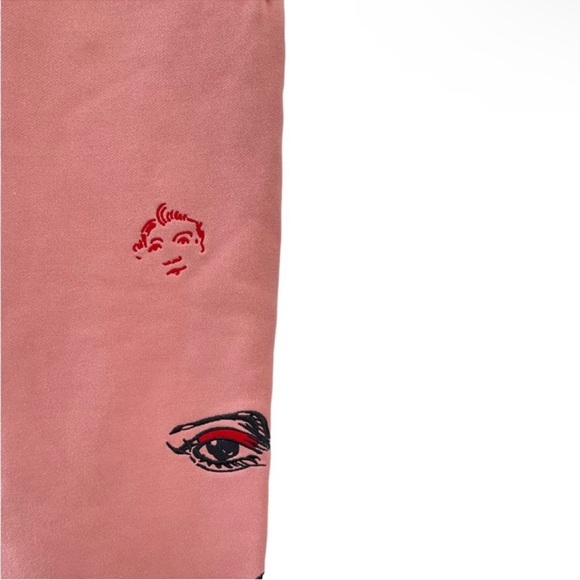 LUISAVIAROMA KIDSUPER STUDIOS Kidsuper Logo Cotton Sweatpants Size Small - Picture 6 of 16